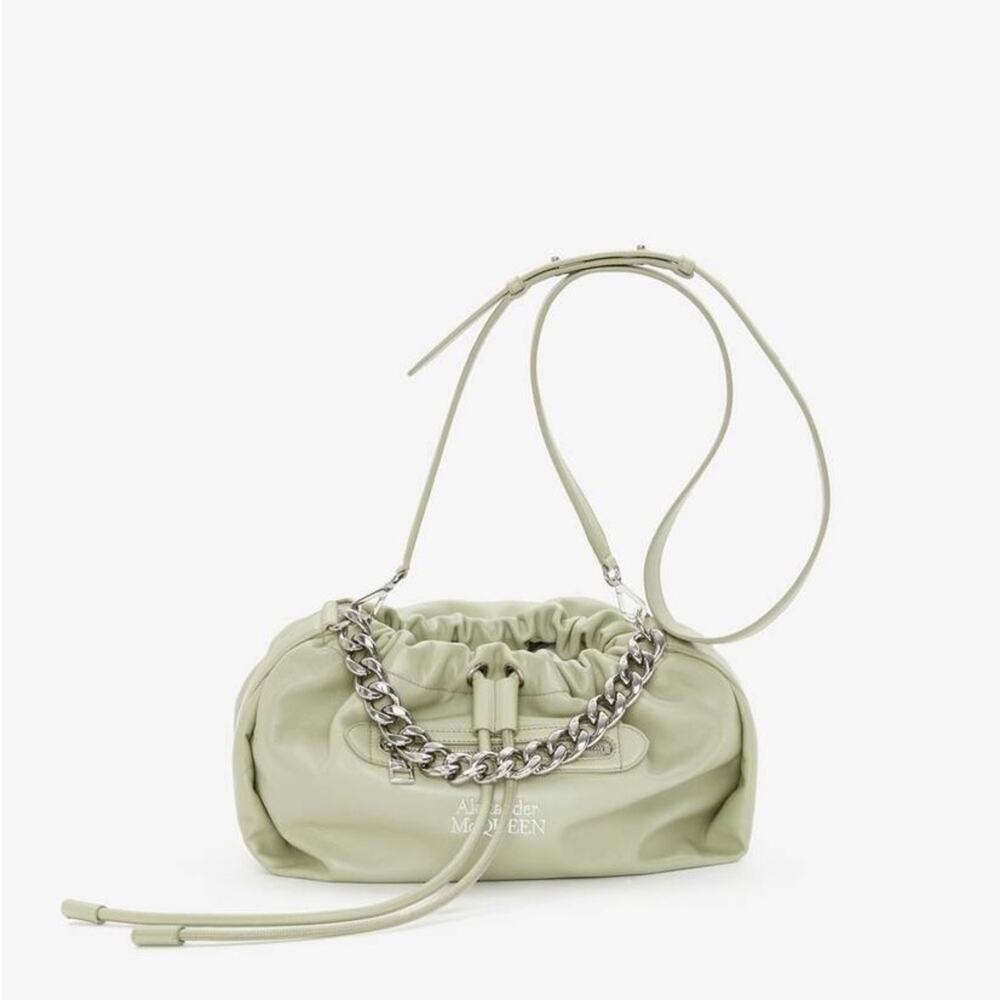 Alexander McQueen Green The Ball Bundle Small in Sage